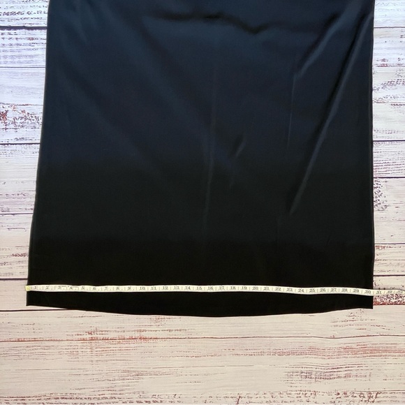 Donna Morgan Short Sleeve Black Maxi Dress, 12 - Picture 11 of 12